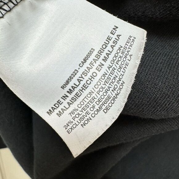 Rare NIKE AV15 CREW Sweatshirt Womens Large Black Pullover Logo 853945010 *read* - Picture 7 of 13